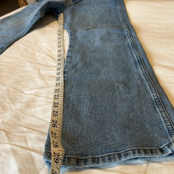 Mens 30x32 Wrangler Slim Bootcut Denim - Picture 4 of 10